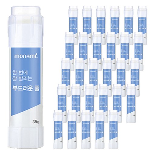 모나미 한 번에 잘 발리는 부드러운 풀