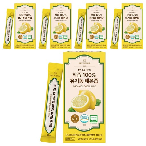 파이토메이드 1포 1알 NFC 착즙 유기농 레몬즙 14p