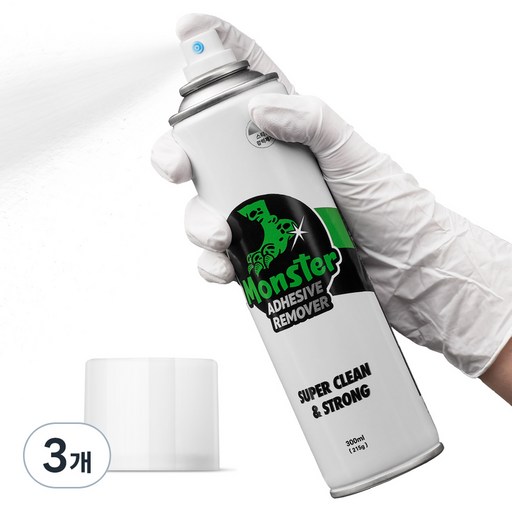 몬스터클리어겔 초강력 끈끈이 접착제 테이프 자국 차량 스티커 제거제 300ml