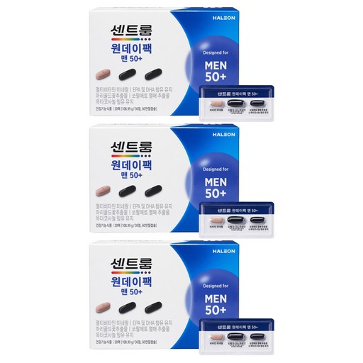 센트룸 원데이팩 맨50+ 멀티비타민 108.99g