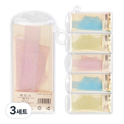 블루마토 자 4종 혼합 3종 x 2p세트 6 YS-6027