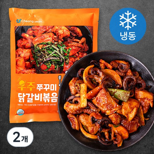 우주쭈꾸미 닭갈비 볶음 (냉동)