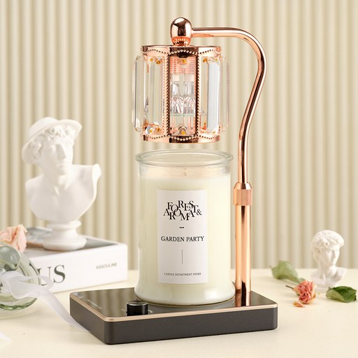 캔들백화점 엘사 캔들워머 로즈골드블랙 + 소이 캔들 750g 세트