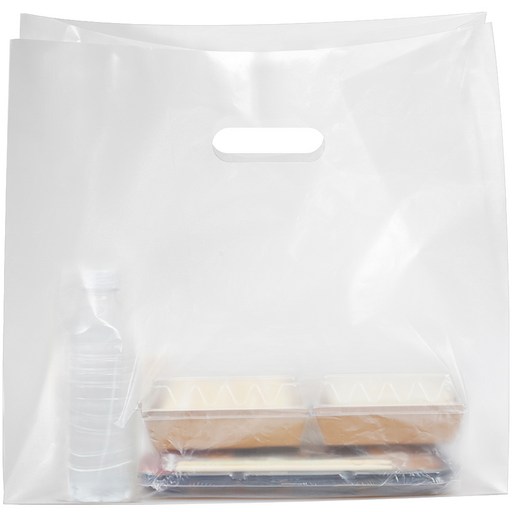 코멧 다용도 무지 HDPE 비닐 쇼핑백 특대형