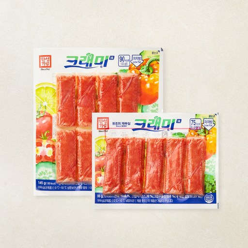 [로켓프레시] 한성기업 크래미H 맛살 145g + 90g 세트