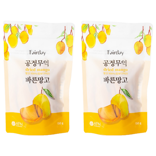 Fairday 페어데이 공정무역 바른 건망고 망고100%