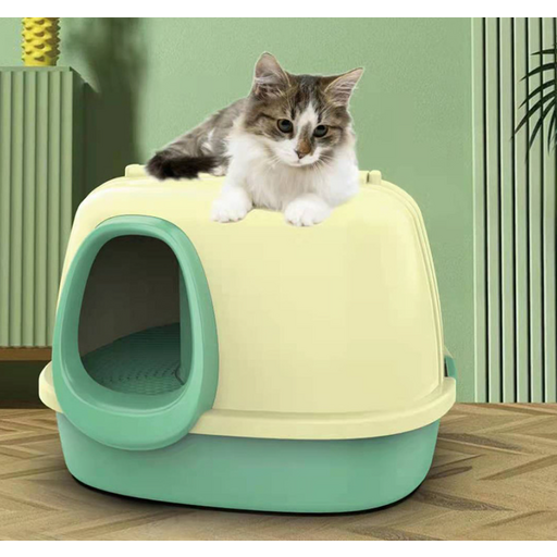 블루스퀘어 고양이모양 고양이 화장실 ASD-GR1