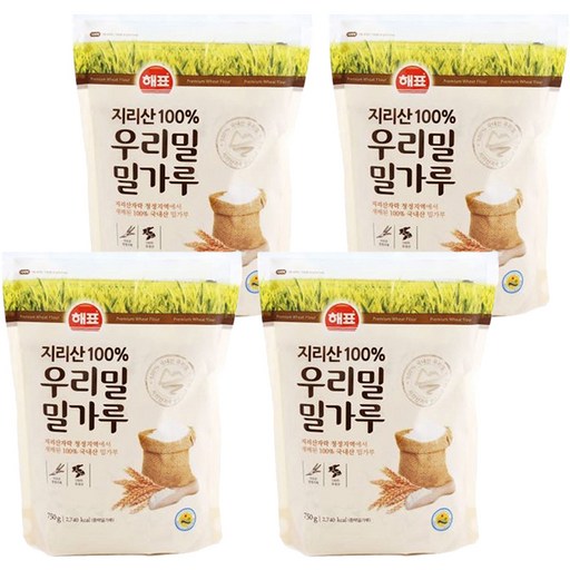해표 지리산 100% 우리밀 밀가루