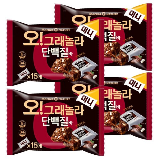 마켓오네이처 오 그래놀라 단백질바 미니