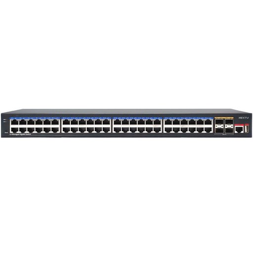 넥스트유 L2 + 48포트 + 4x10G SFP 매니지먼트 스위치 NEXT-2052GL2-10G
