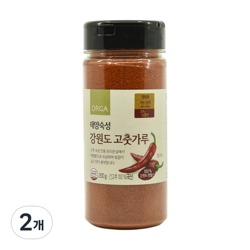 올가홀푸드 태양숙성 강원도 고춧가루
