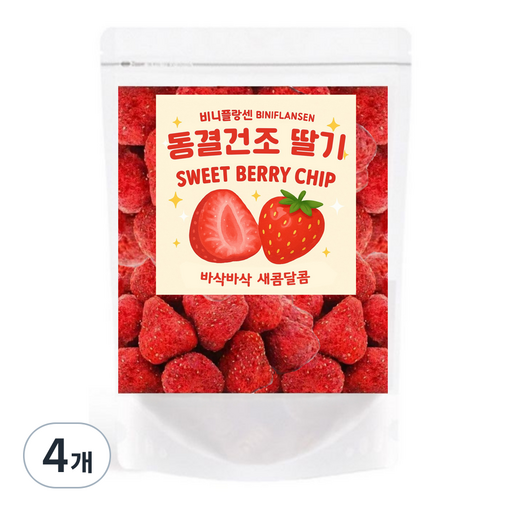 비니플랑센 동결건조 딸기 스윗베리칩