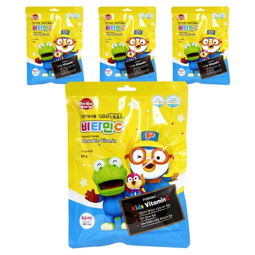 베베모린 뽀롱뽀롱 뽀로로 복숭아맛 비타민C