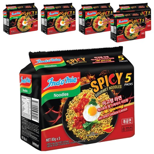 인도미 미고랭 라면 엑스트라 핫 스파이시 치킨향 83g