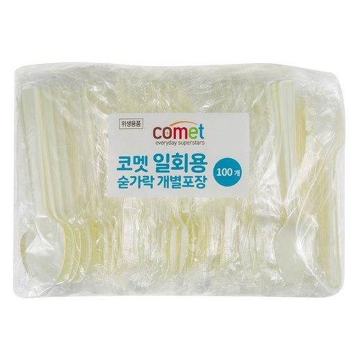 코멧 일회용 숟가락 개별포장