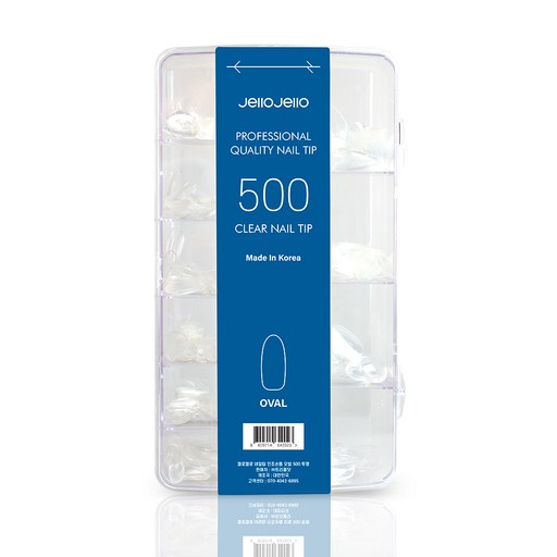 젤로젤로 인조 네일 팁 500p 세트