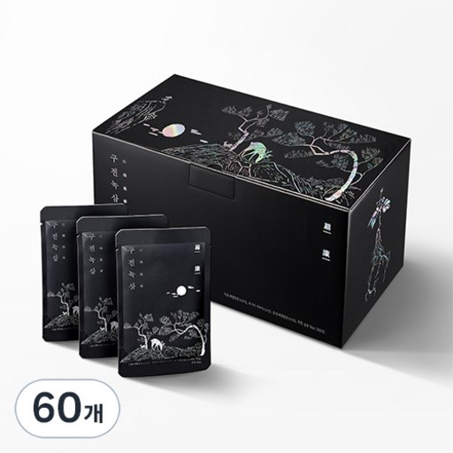 구전녹용 구전녹삼 30p + 쇼핑백 세트