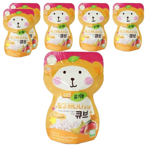 오가닉스토리 푸름맘 유기농 요거트 큐브 16g
