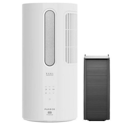 파세코 14.6㎡(4.4평) 미니 프리미엄 창문형에어컨 실버 PWA-M3500PS 방문설치