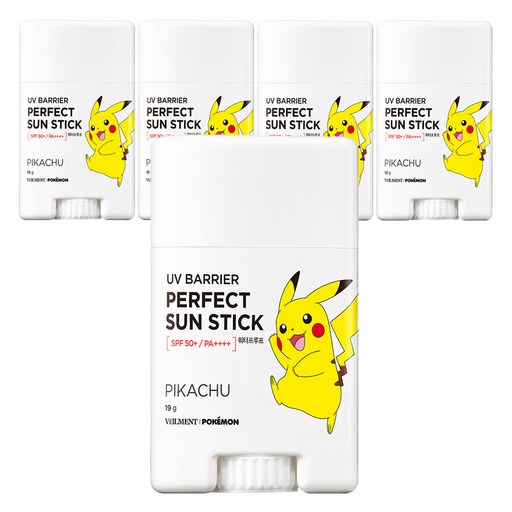 벨먼 포켓몬 UV 선스틱 피카츄 SPF50+ PA++++