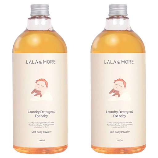 라라앤모어 아기옷 세제 베이비파우더향 1000ml