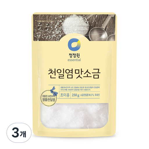 청정원 천일염 맛소금