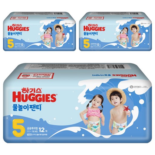 하기스 물놀이팬티 특대형 아동용 12p