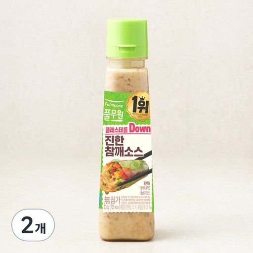 풀무원 콜레스테롤 제로 진한 참깨 소스