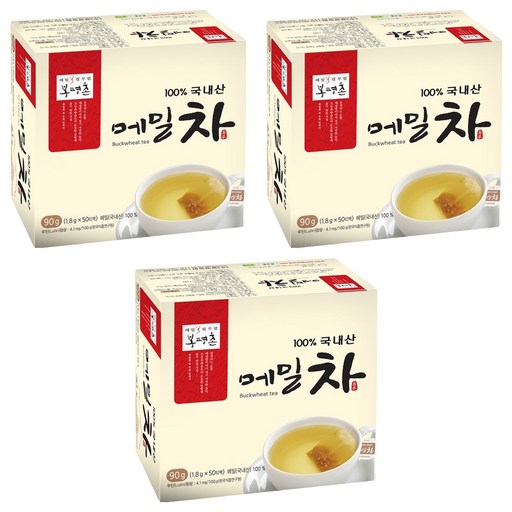 봉평촌 메밀차