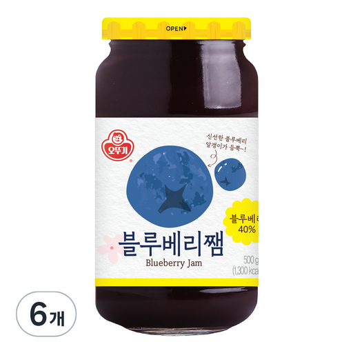 오뚜기 블루베리쨈 500G