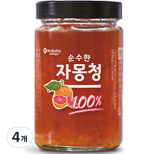 맥널티커피 순수한 자몽청