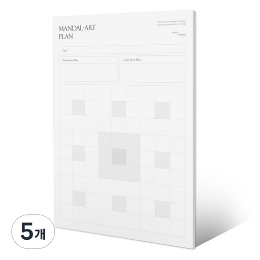 리코즈 만다라트 플래너 A4 20매