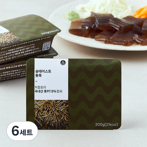 하이푸드 송테이스트 톳묵 200g + 묵소스 6g * 2개 + 와사비 3g 세트