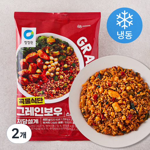 청정원 그레인보우 스리라차 치킨 2개입 (냉동)