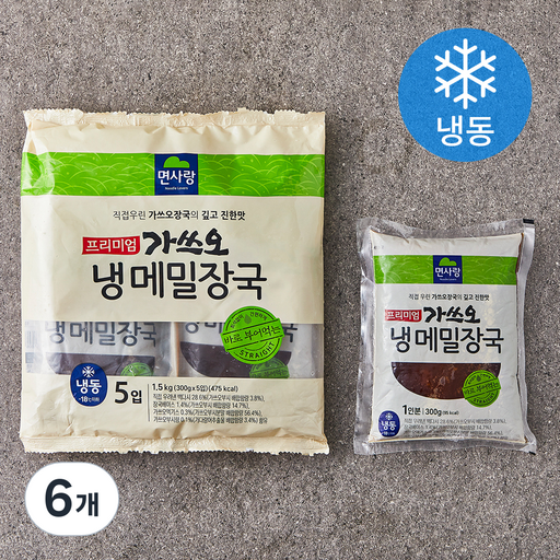 면사랑 가쓰오 냉메밀장국 5인분 (냉동)
