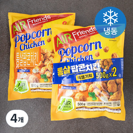 마니커에프앤지 통살팝콘치킨 (냉동)