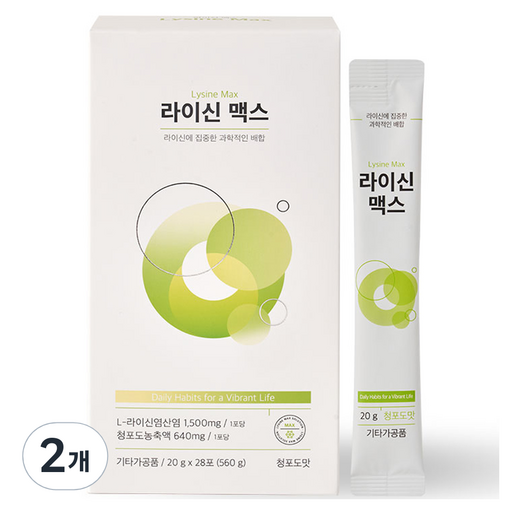 비타민하우스 라이신 맥스 28p