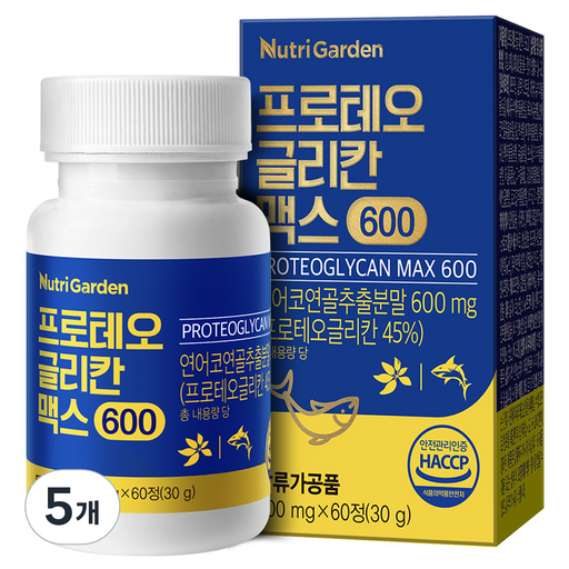 뉴트리가든 프로테오글리칸 맥스600 60정