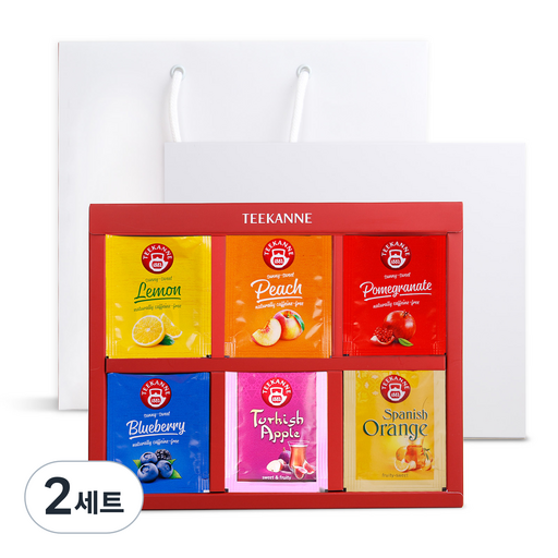 티칸네 과일티 6종 x 5p 선물세트 71g + 쇼핑백