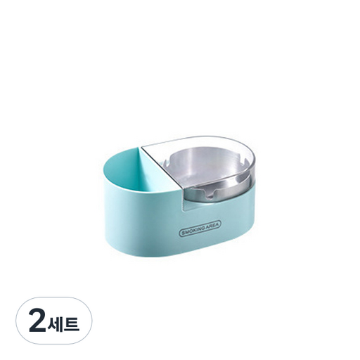 크로닉401 뚜껑 부착형 벽걸이 재떨이 + 스티커