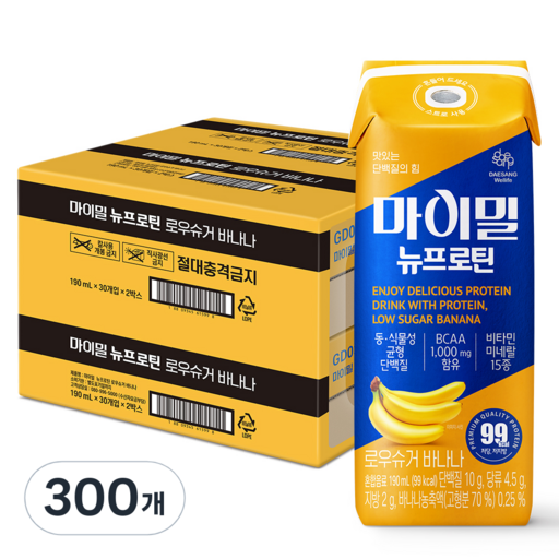 대상웰라이프 뉴프로틴 로우슈거 바나나