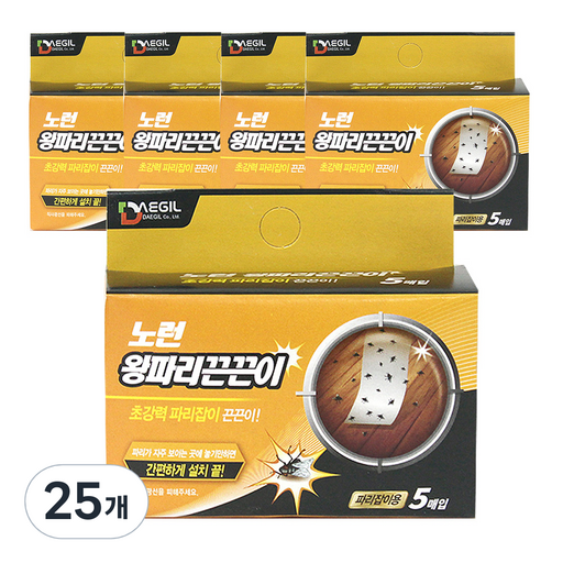 대길산업 노런 왕파리 끈끈이 5p