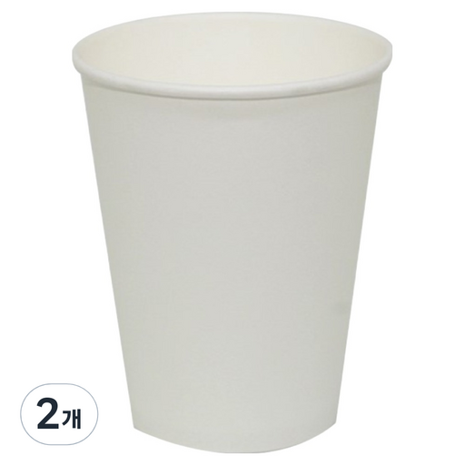 스완 일회용 카페용기 백색 84mm 384ml