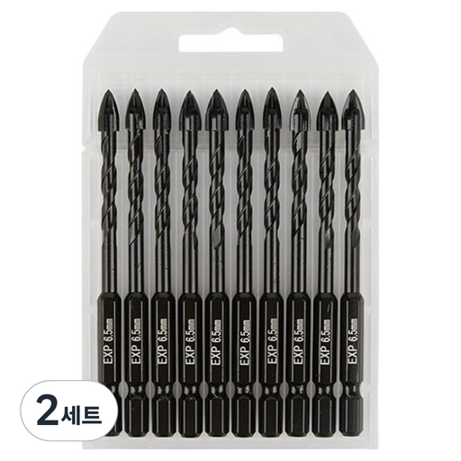 이엑스파워 만능드릴비트 6.5mm EMD-65S 10p 세트
