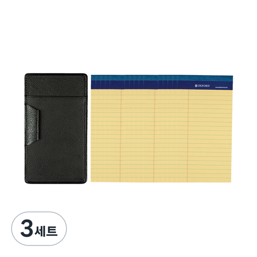 OXFORD 리갈패드 Mini 50매 15p + 가죽보드 Mini 세트