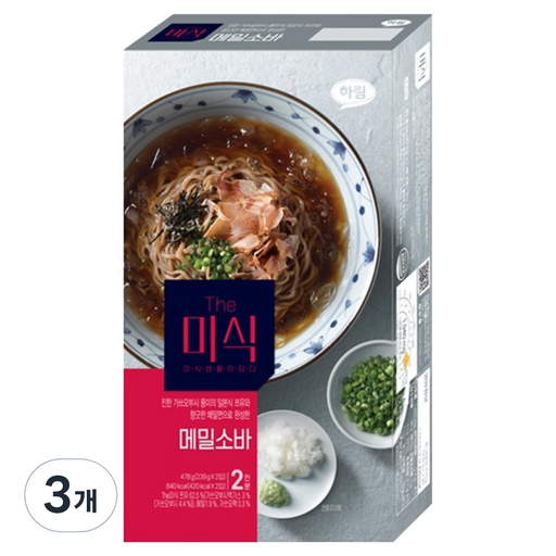 더미식 메밀소바 2인분