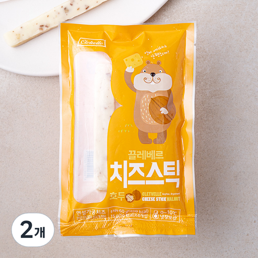 끌레베르 치즈스틱 호두