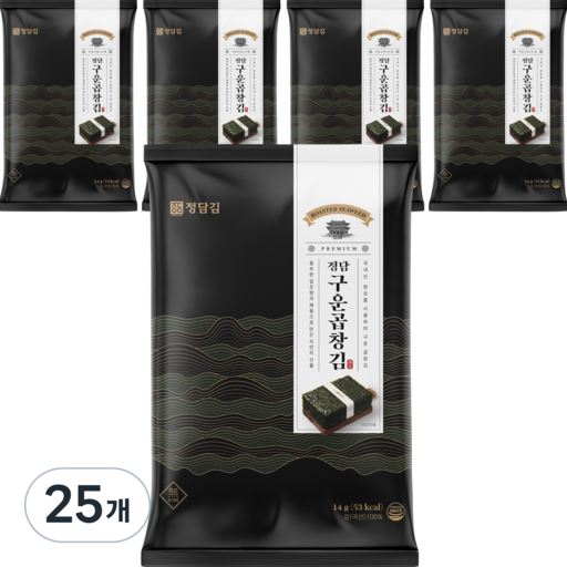 정담김 정담 구운 곱창김 14g x 5p
