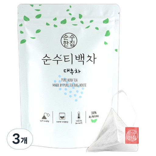 순수한집 대추차 티백