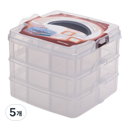 젠타코리아 다용도 3단 정리함